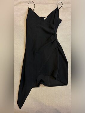 Black mini dress